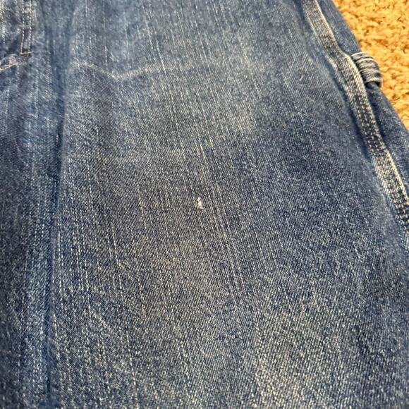 Vintage Y2K Dickies Carpenter Utility Pockets Blue Denim Jeans Distressed 38x30 - Picture 5 of 8